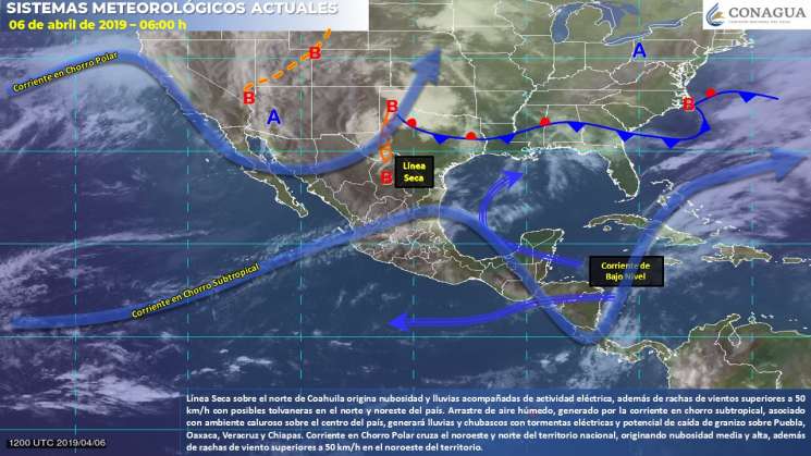 Continuaran nublados y lluvias aisladas en Oaxaca