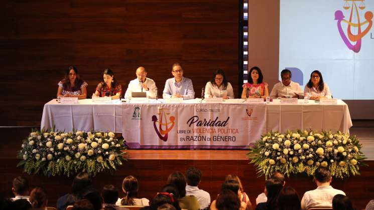 Realizan tercer taller “Paridad libre de violencia política