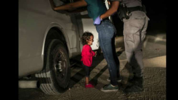 Foto de niña Migrante ganadora del premio World Press