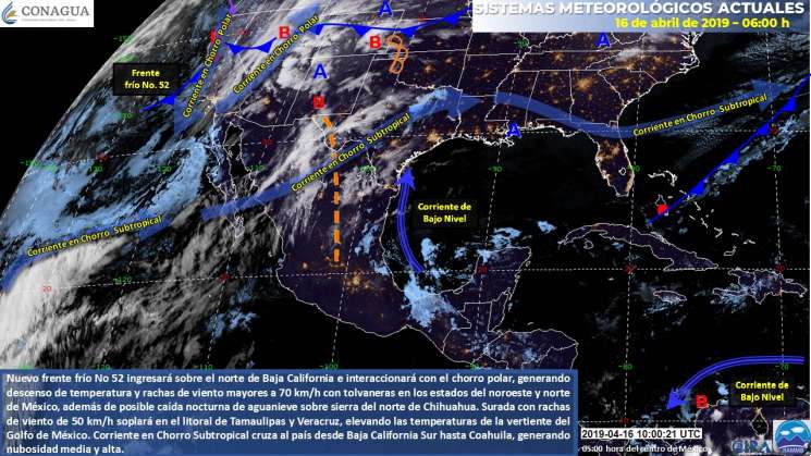 Anuncian nublados y probables lluvias por la tarde en Oaxaca