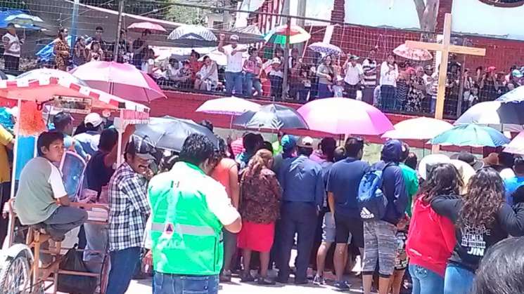 Saldo Blanco en Viacrucis de Oaxaca