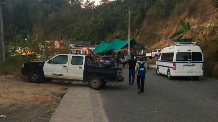 Retira Santiago Yaitepec bloqueo carretero a Juquila