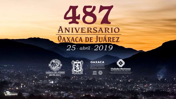 487 Aniversario de la elevación de Oaxaca de Juárez a ciudad