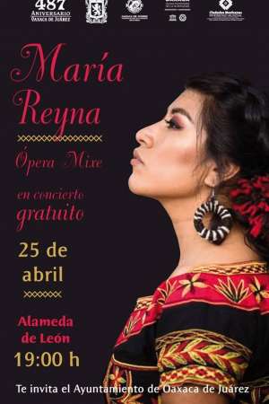 Maria Reyna en concierto Ópera Mixe 