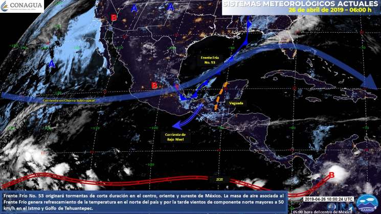 Se prevén lluvias fuertes en Oaxaca: CEPCO