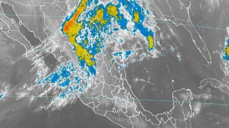 Cielo nublado por la tarde con intervalos de chubascos en Oaxaca