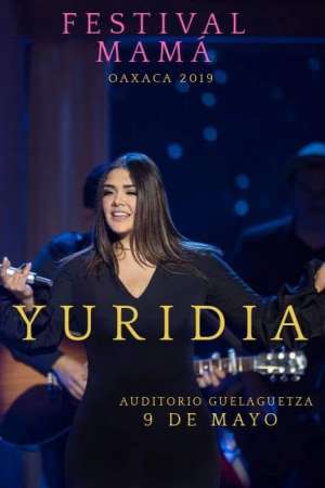 Yuridia en concierto en auditorio Guelaguetza