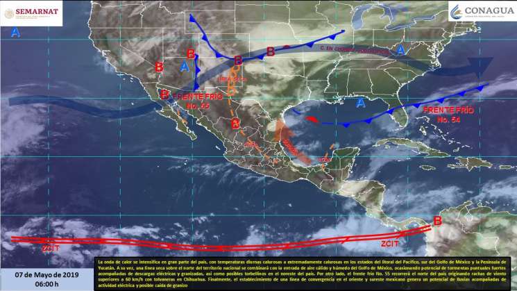 Se prevén tormentas en Oaxaca: CEPCO