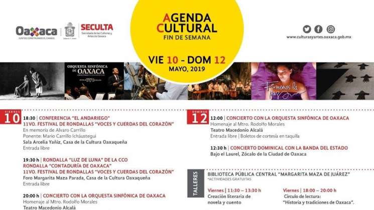 Vive un fin de semana cultural en Oaxaca