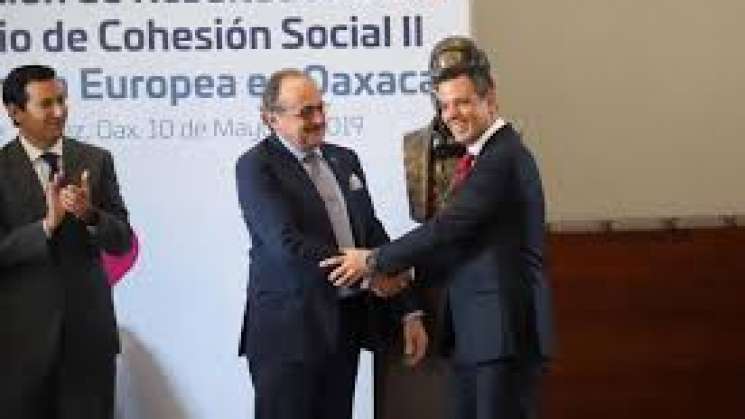 Reconoce Alejandro Murat aportación de la Unión Europea en Oaxaca