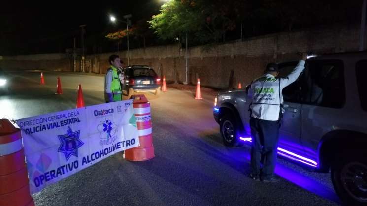 Caen 23 conductores durante Operativo Alcoholímetro en la capital