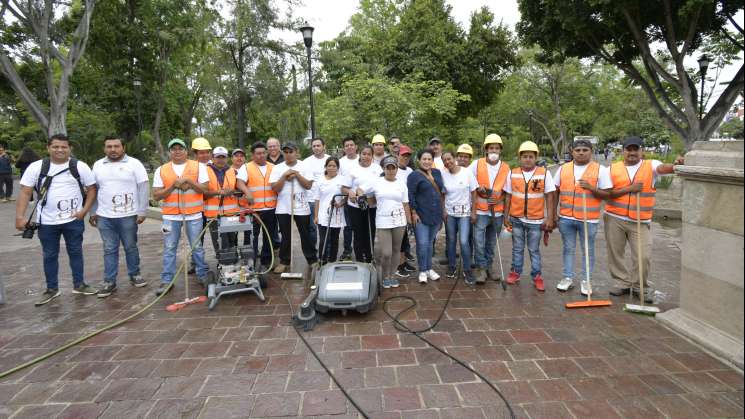 Realiza municipio trabajos de limpieza en el parque El Llano