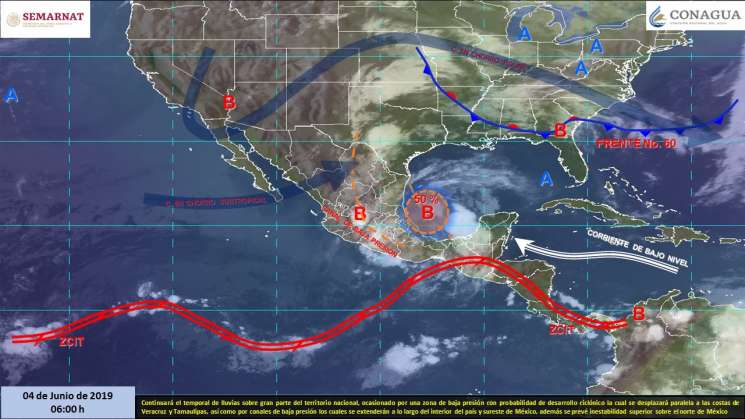 Anuncian tormentas puntuales y granizadas en Oaxaca