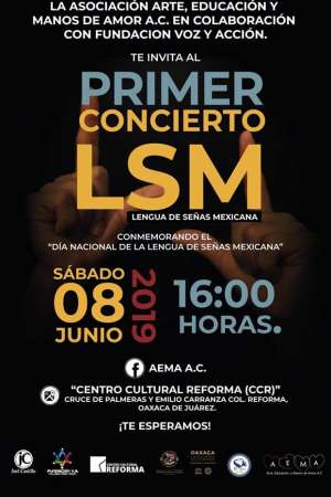 Primer concierto en lengua de señas