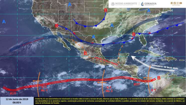 Anuncian calor, lluvias y granizadas en Oaxaca