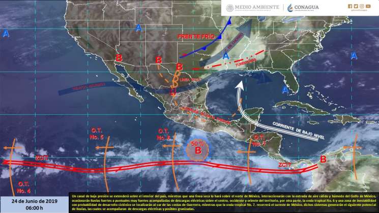 Anuncian cielo nublado con lluvias puntuales intensas en Oaxaca