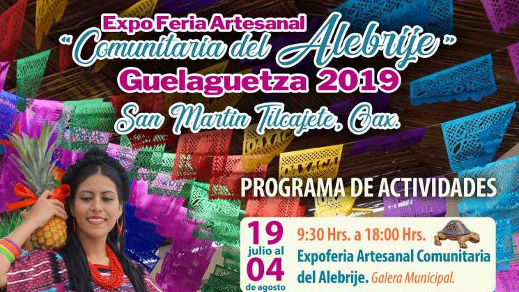 Invitan a  Feria Comunitaria del Alebrije de San Martín Tilcajete