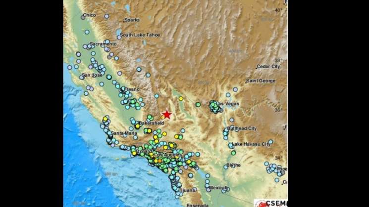 Sacude sismo a Los Angeles EU con intensidad de 7.1 grados