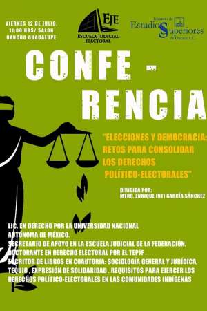 Conferencia Elecciones y Democracia