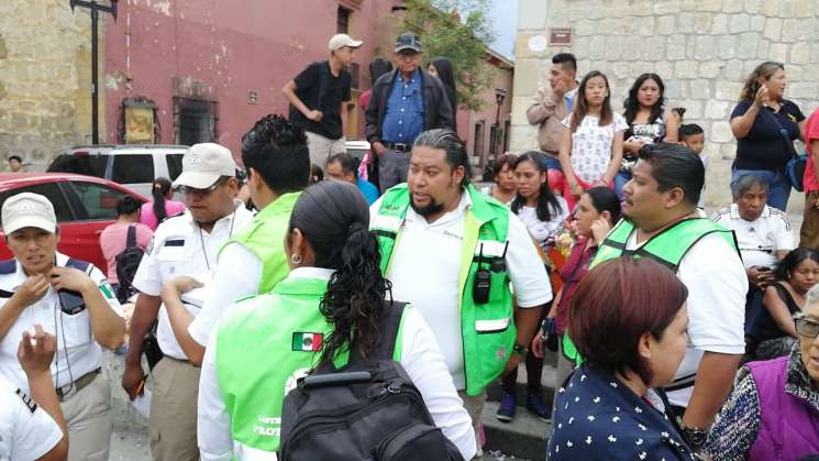 4 lesionados por explosión de cohetes en el Centro Histórico