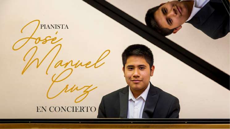 Anuncia joven pianista José Manuel Cruz primer concierto