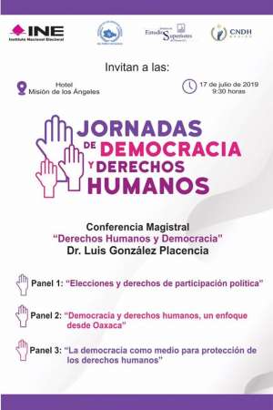 “Jornadas de Democracia y Derechos Humanos” 