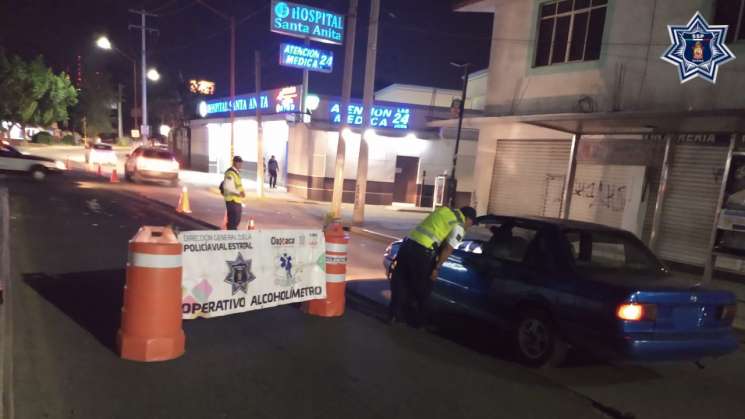 Operativo Alcoholímetro previene accidentes en la Ciudad Capital