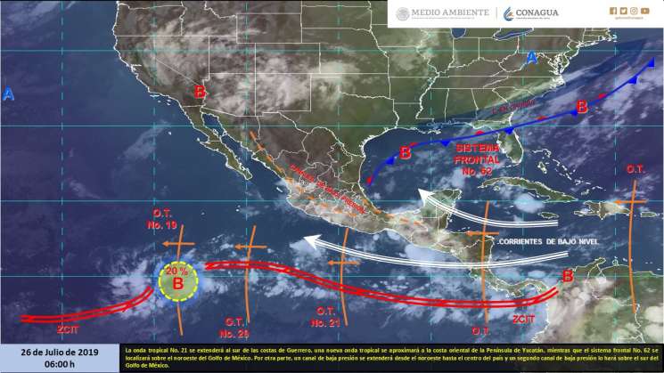 Seguirán lluvias puntuales e intensas en regiones de Oaxaca