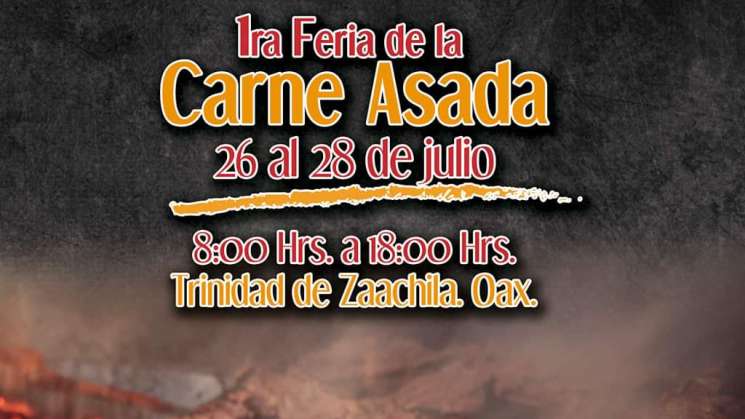 Trinidad Zaachila ofrece Feria de la carne asada