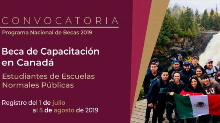 Invita IEEPO a normalistas a solicitar becas para becas a Canadá