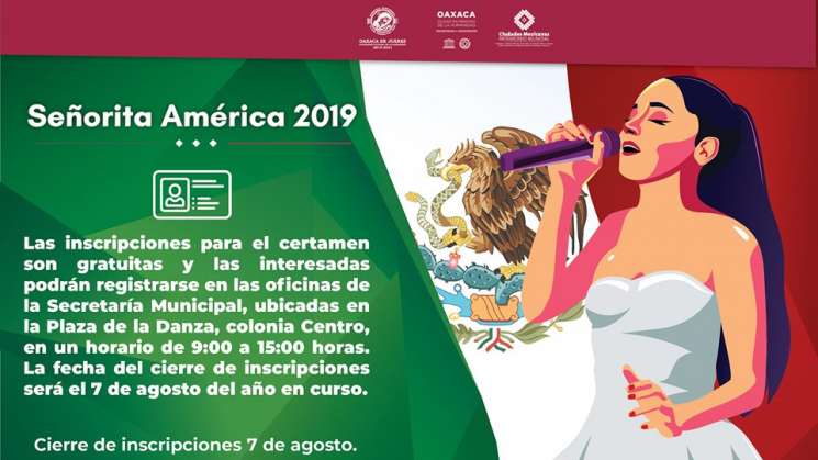 Por cerrar la convocatoria para  el certamen de Señorita América 