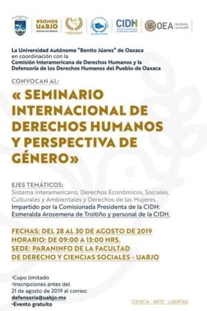 Seminario Internacional Derechos Humanos y perspectiva de géner