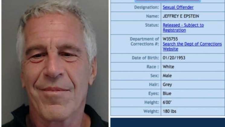 Jeffrey Epstein acusado de tráfico sexual, se suicida