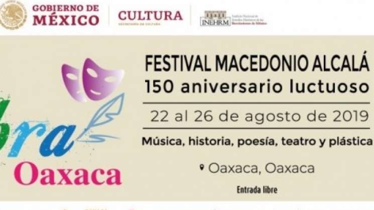 Festival cultural en homenaje a Macedonio Alcalá