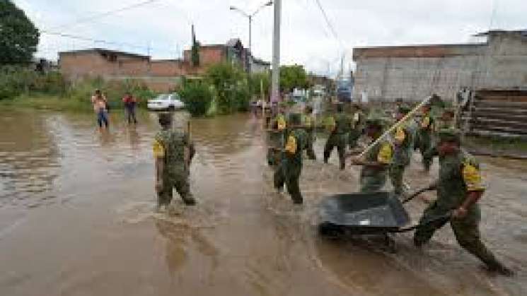 En Oaxaca aplican Plan DN-III por inundaciones