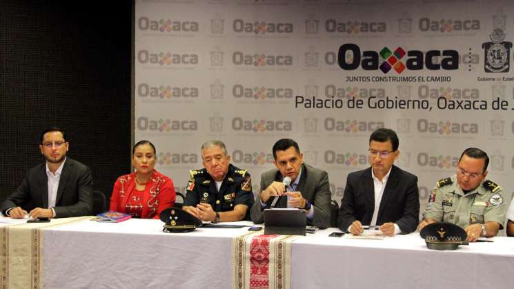 Disminuye incidencia delictiva en julio y agosto en Oaxaca