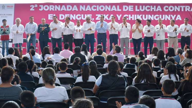 Inicia jornada nacional contra el dengue en Oaxaca de Juárez