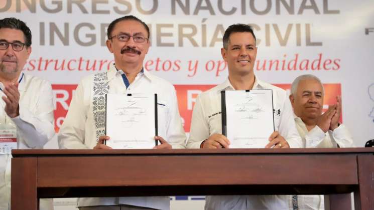 Gobierno de Oaxaca estrecha lazos de cooperación con ingenieros 