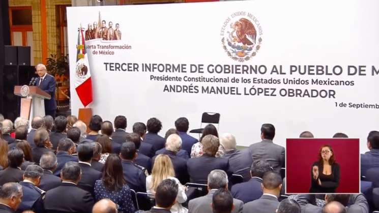 Rinde Tercer Informe Andrés López Obrador