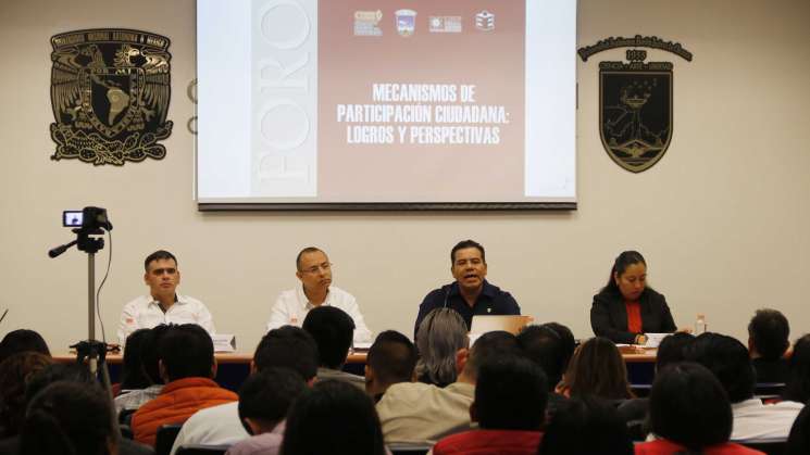 Realiza UABJO foro “Mecanismos de participación ciudadana”