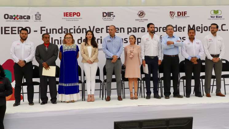  IEEPO y “Ver Bien para Aprender Mejor” ofrecen exámenes de vista