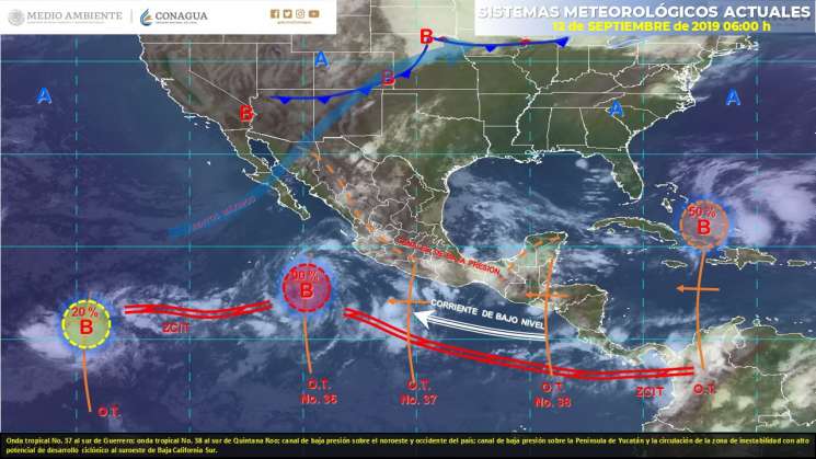 Seguirá calor en el día y lluvias en regiones de Oaxaca