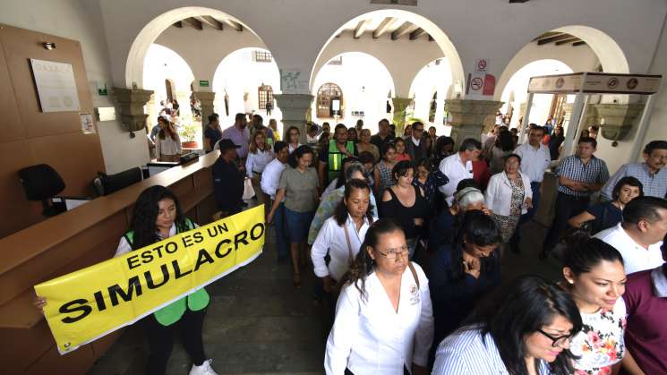 el 19 de septiembre, en Oaxaca de Juárez habrá macrosimulacro