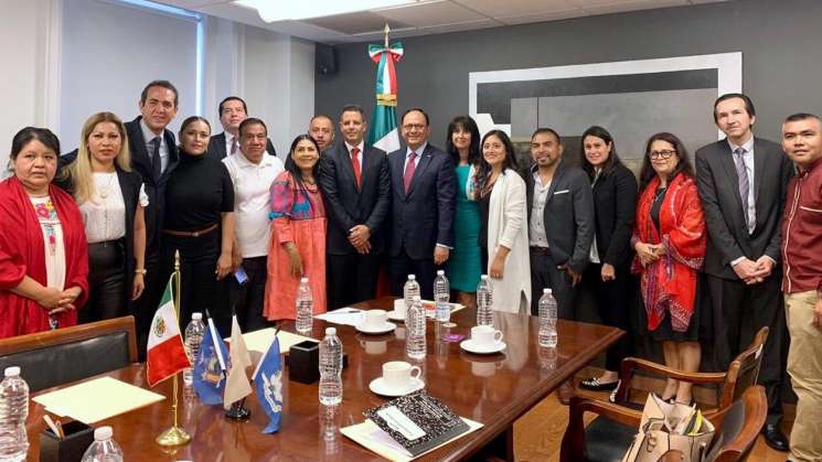 Gobierno de Oaxaca se reúne con comunidad migrante de Nueva York