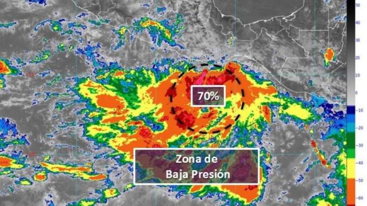 Se forma un probable ciclón en costas de Oaxaca