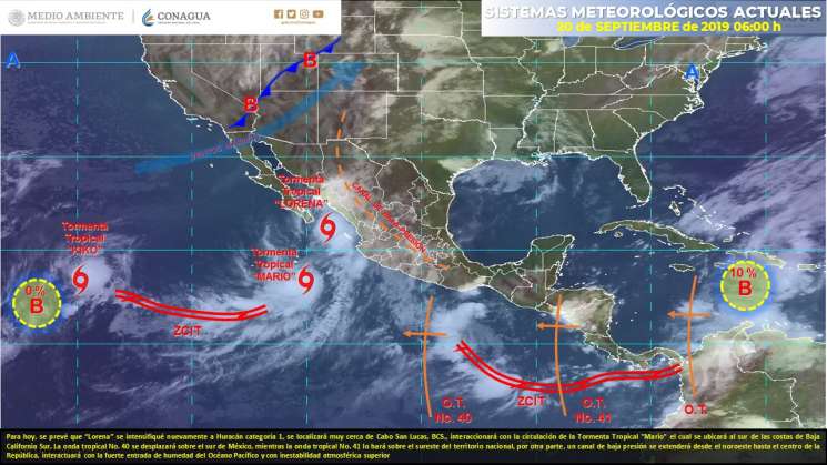 Seguirán lluvias y nublados en regiones de Oaxaca