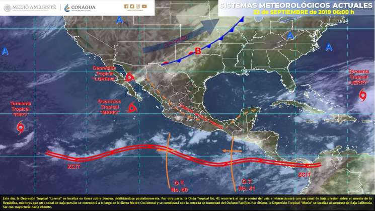 Se prevén lluvias puntuales muy fuertes en Oaxaca