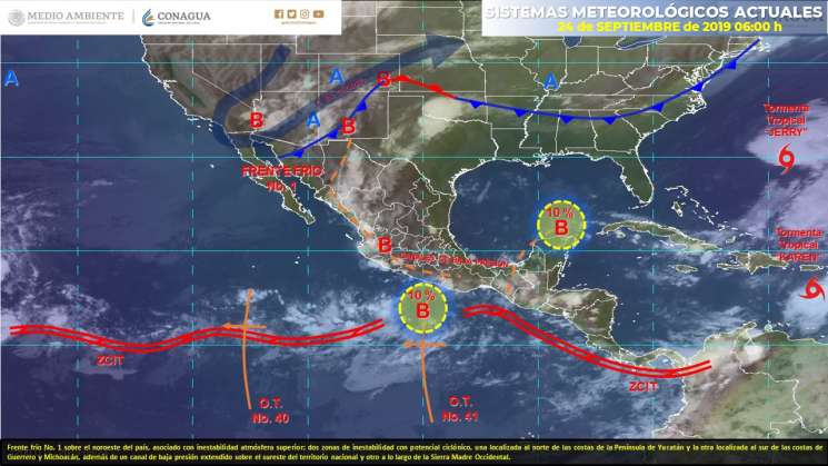 Pronostican ambiente caluroso y lluvias en regiones de Oaxaca