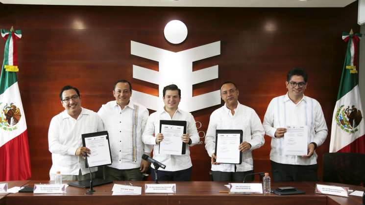 IEEPCO, INE e INJEO firman convenio en pro de la juventud