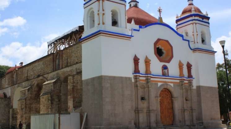 Avanzan obras de restauración en Templo de San Bartolomé: Inpac